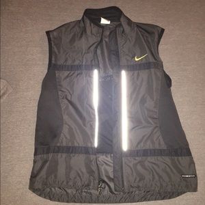 Nike vest with reflective material